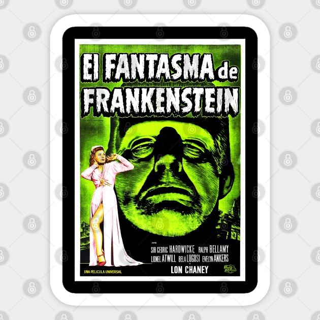 Ghost Of Frankenstein, The (1942) 1 (Argentina) Sticker by GardenOfNightmares